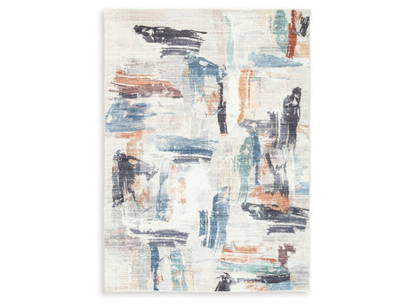 Hessland Multi 8' x 10' Washable Rug - Ornate Home