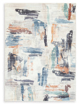 Hessland Multi 8' x 10' Washable Rug - Ornate Home