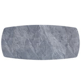 Hester Ceramic Top/Black Dining Table - Ornate Home