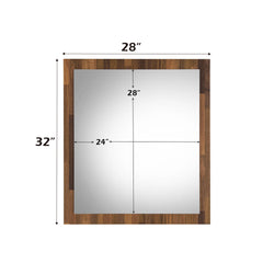 Hestia Walnut Mirror - Ornate Home