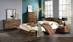 Hestia Walnut Mirror - Ornate Home