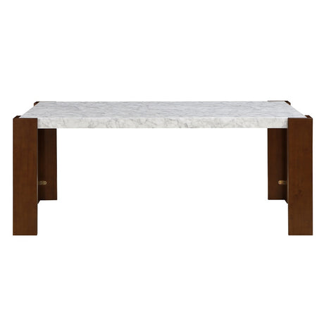 Hettie Dining Table W/Engineering Stone Top - Ornate Home
