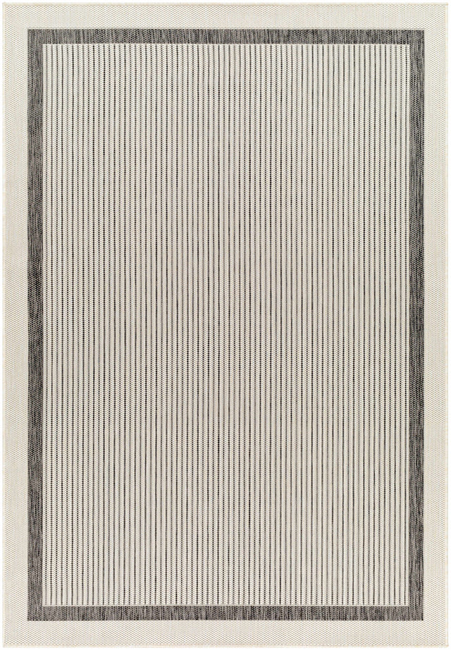 Hevel Black & White Outdoor Area Rug - Clearance - Ornate Home