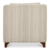 Hewitt Beige Stripe Accent Chair - Ornate Home