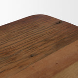 Hewitt Brown Square Smooth Reclaimed Wood Side Table