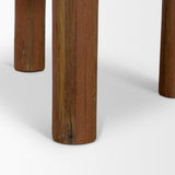Hewitt Brown Square Smooth Reclaimed Wood Side Table