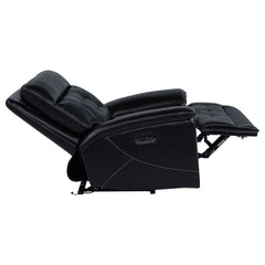 Hewitt Natural Leather Upholstered Dual Power Recliner Chair - Ornate Home
