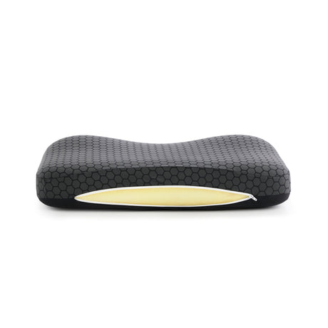 HexCurve Black King Pillow - Ornate Home