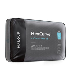 HexCurve Black Queen Pillow - Ornate Home