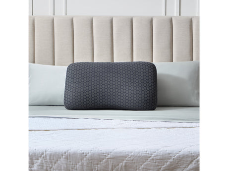 HexCurve Black Queen Pillow - Ornate Home