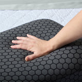 HexCurve Black Queen Pillow - Ornate Home