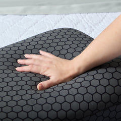 HexCurve Black Queen Pillow - Ornate Home