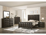 Hexham Espresso Queen 5 Piece Bedroom Set w/2 Nightstands - Ornate Home