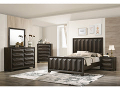 Hexham Espresso Queen 5 Piece Bedroom Set w/Chest - Ornate Home