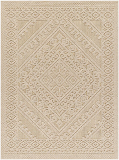 Hibah Bone Outdoor Area Rug - Clearance - Ornate Home