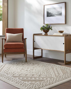 Hibah Bone Outdoor Area Rug - Clearance - Ornate Home