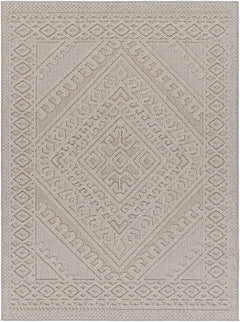 Hibah Natural Gray Outdoor Area Rug - Clearance - Ornate Home