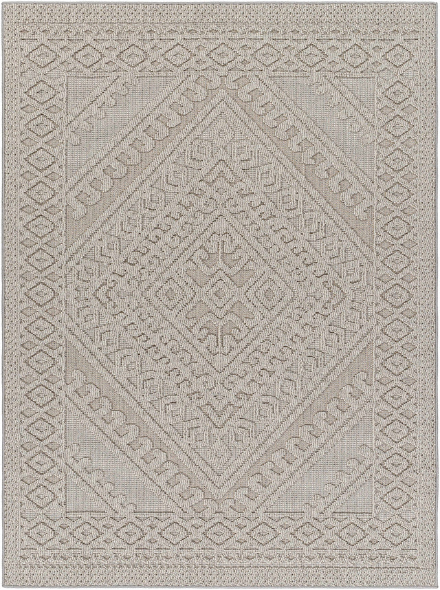 Hibah Natural Gray Outdoor Area Rug - Clearance - Ornate Home