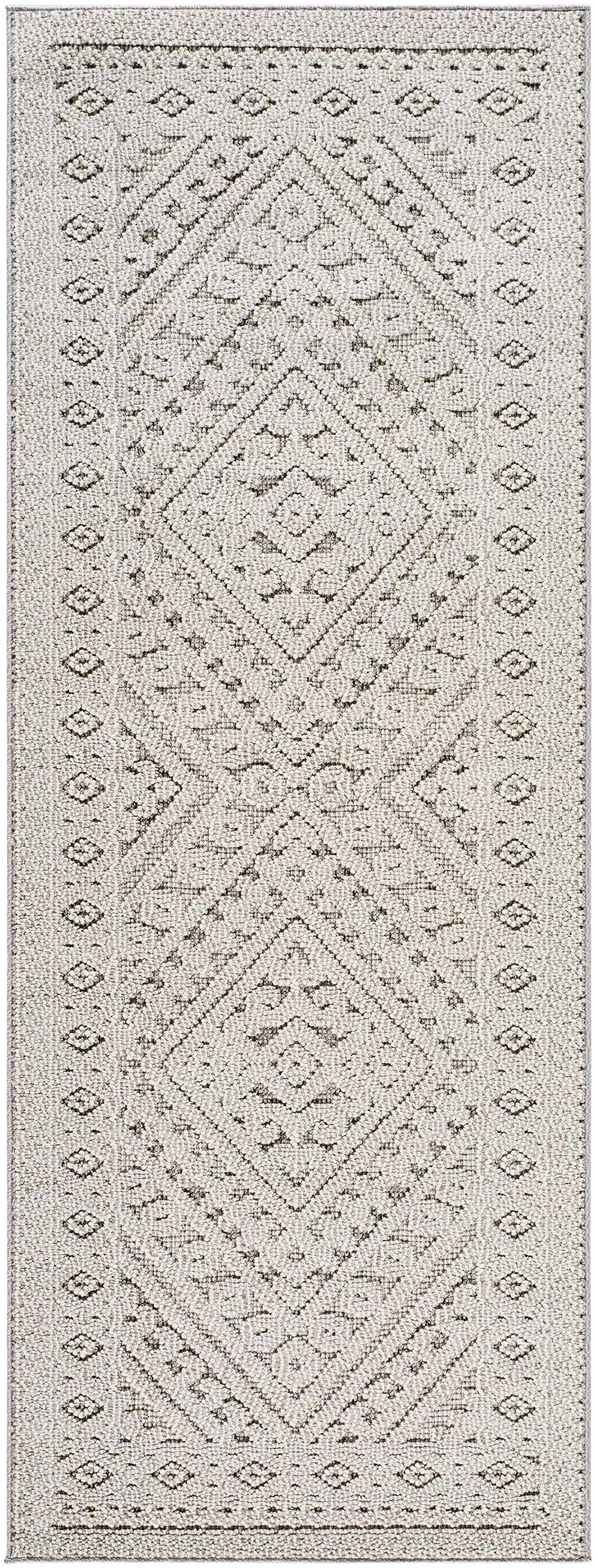 Hibah Natural Gray Outdoor Area Rug - Clearance - Ornate Home