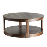 Hickory Distressed Espresso Coffee Table