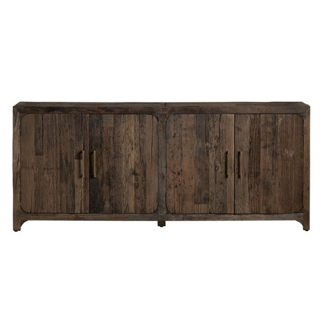 Hickory Ridge Brown Four-Door Sideboard - Ornate Home