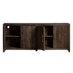 Hickory Ridge Brown Four-Door Sideboard - Ornate Home