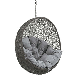 Hide Gray Outdoor Patio Swing Chair Without Stand - Ornate Home