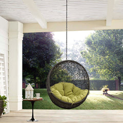 Hide Gray/Peridot Outdoor Patio Swing Chair Without Stand - Ornate Home