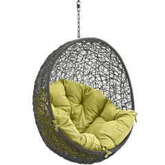 Hide Gray/Peridot Outdoor Patio Swing Chair Without Stand - Ornate Home
