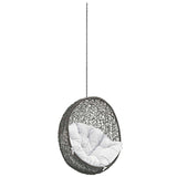 Hide Gray/White Outdoor Patio Swing Chair Without Stand - Ornate Home