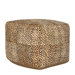Hide Multicolor Pouf - Ornate Home