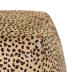 Hide Multicolor Pouf - Ornate Home