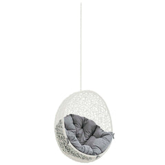 Hide White/Gray Outdoor Patio Swing Chair Without Stand - Ornate Home