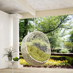 Hide White/Peridot Outdoor Patio Swing Chair Without Stand - Ornate Home