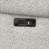 Hieronimus Light Gray Power Sectional - Ornate Home