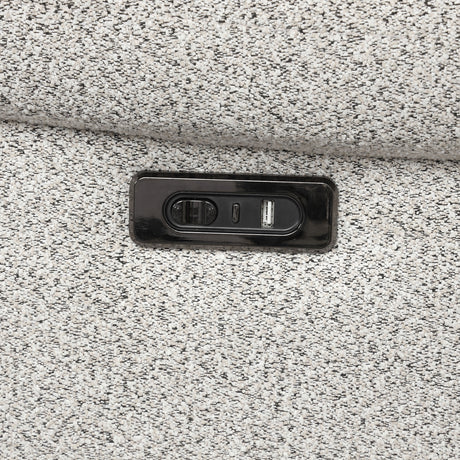 Hieronimus Light Gray Power Sectional - Ornate Home