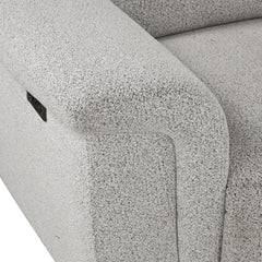 Hieronimus Light Gray Power Sectional - Ornate Home