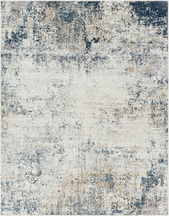 Higden Abstract Denim Blue Rug - Ornate Home