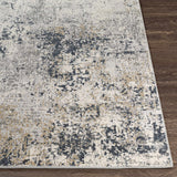 Higden Abstract Denim Blue Rug - Ornate Home