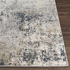 Higden Abstract Denim Blue Rug - Ornate Home