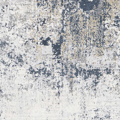 Higden Abstract Denim Blue Rug - Ornate Home