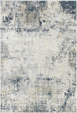 Higden Abstract Denim Blue Rug - Ornate Home