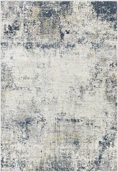 Higden Abstract Denim Blue Rug - Ornate Home
