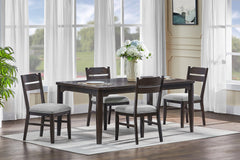 Higgins Dark Oak/Gray Dining Set - Ornate Home
