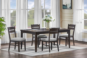 Higgins Dark Oak/Gray Dining Set - Ornate Home