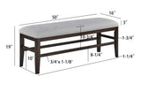 Higgins Dark Oak/Gray Dining Set - Ornate Home