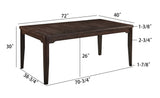 Higgins Dark Oak/Gray Dining Set - Ornate Home