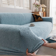 High Elastic Floral Couch Slipcover, Jacquard Stretch Non-Slip Furniture Protector - Ornate Home