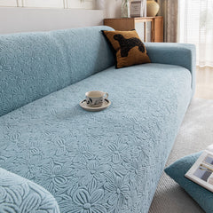 High Elastic Floral Couch Slipcover, Jacquard Stretch Non-Slip Furniture Protector - Ornate Home