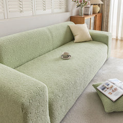 High Elastic Floral Couch Slipcover, Jacquard Stretch Non-Slip Furniture Protector - Ornate Home